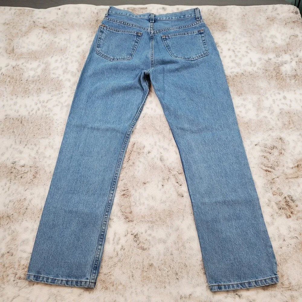 Vintage Faded Glory Mens Jeans Regular Fit Straight 30x30 Workwear Medium‎ Wash